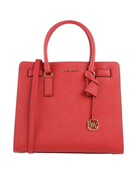 handtasche marke michael kors rot|Michael Kors small satchel handbag.